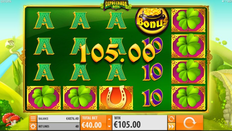 Leprechaun Hills pokie machine